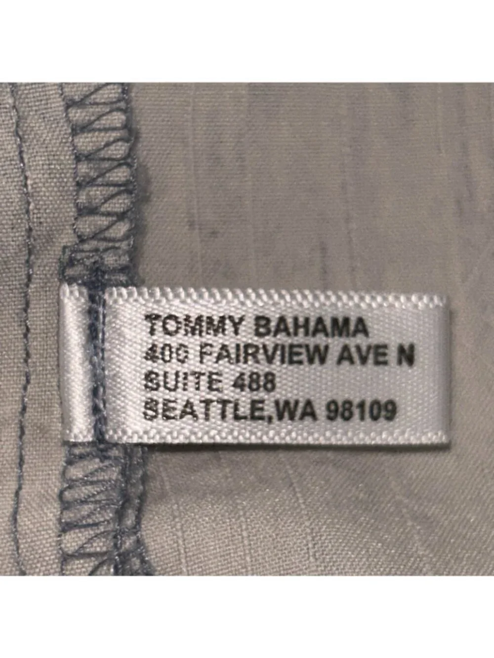 Tommy Bahama Men’s 2XB Blue Palm-Print Button-Up Silk Shirt